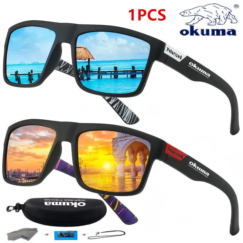 

Okuma Polarized Sunglasses UV400 Men's Fishing Outdoor Sports Glasses for Women Cycling Hunting Driving