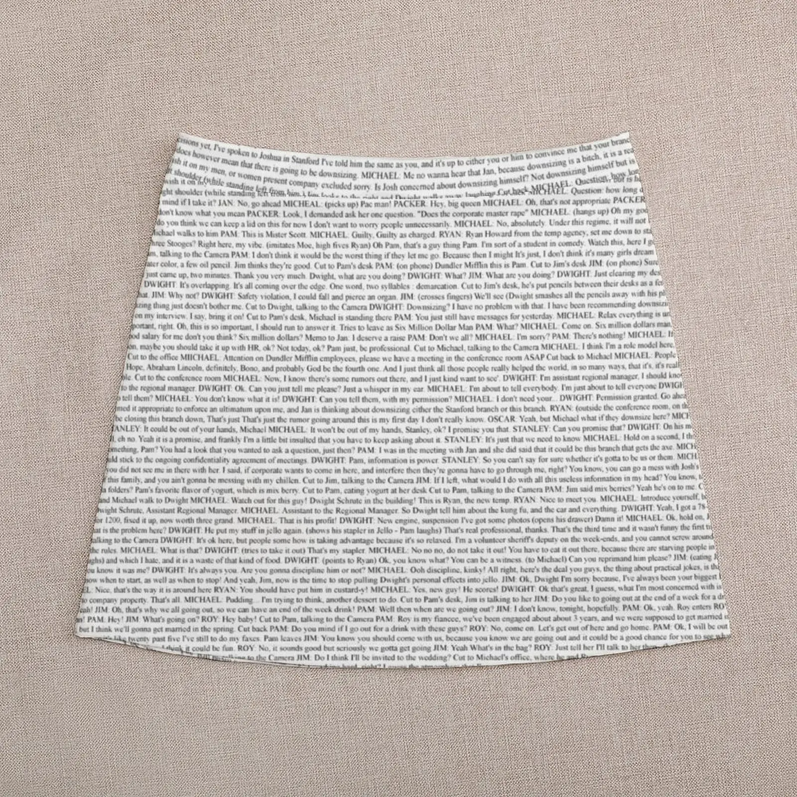 The Office pilot episode script (us) Mini Skirt kawaii clothes outfit korean style