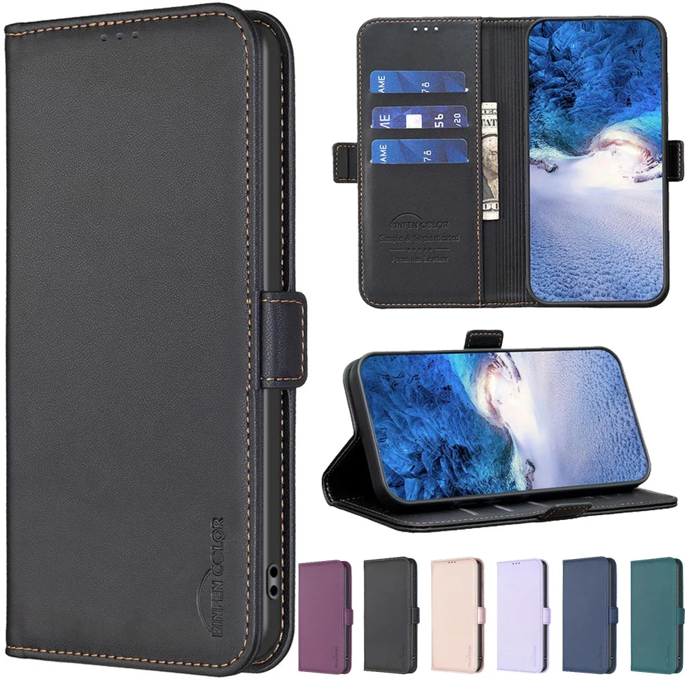 

G56 G66Y G66J 5G Leather Wallet Coque For Motorola Moto G85 G55 G35 G56 G66Y G66J G84 G64 G14 G73 G53 G23 G13 G54 Power Funda