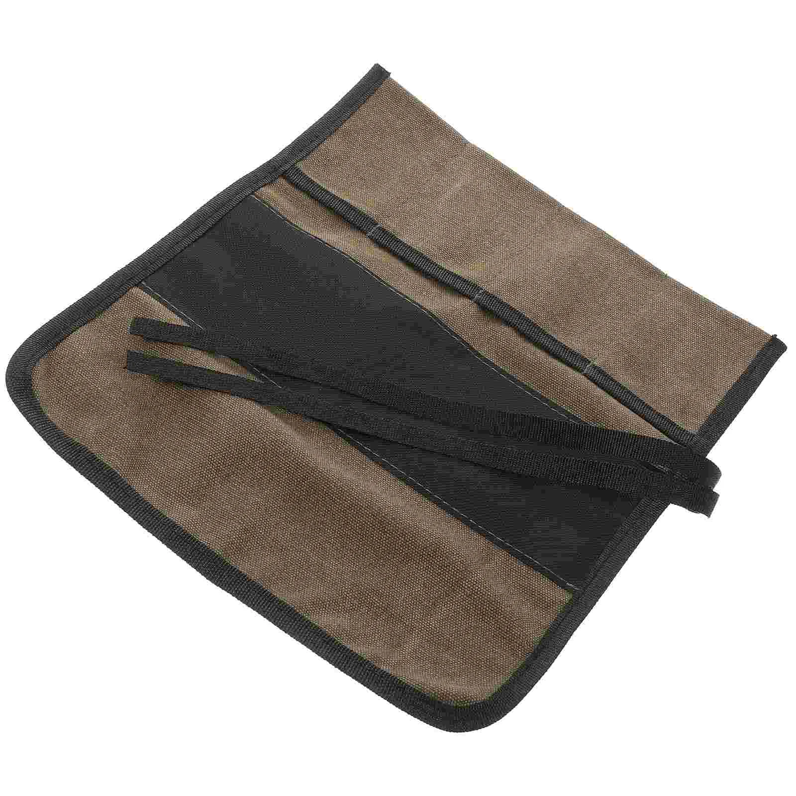 Tool Roll Bag Wrench Pouch Canvas Tool Pouch Roll Up Pouch Multipurpose Pouch Tote Bag Sculpture Chisel Canvas Bag Drum Tool Kit