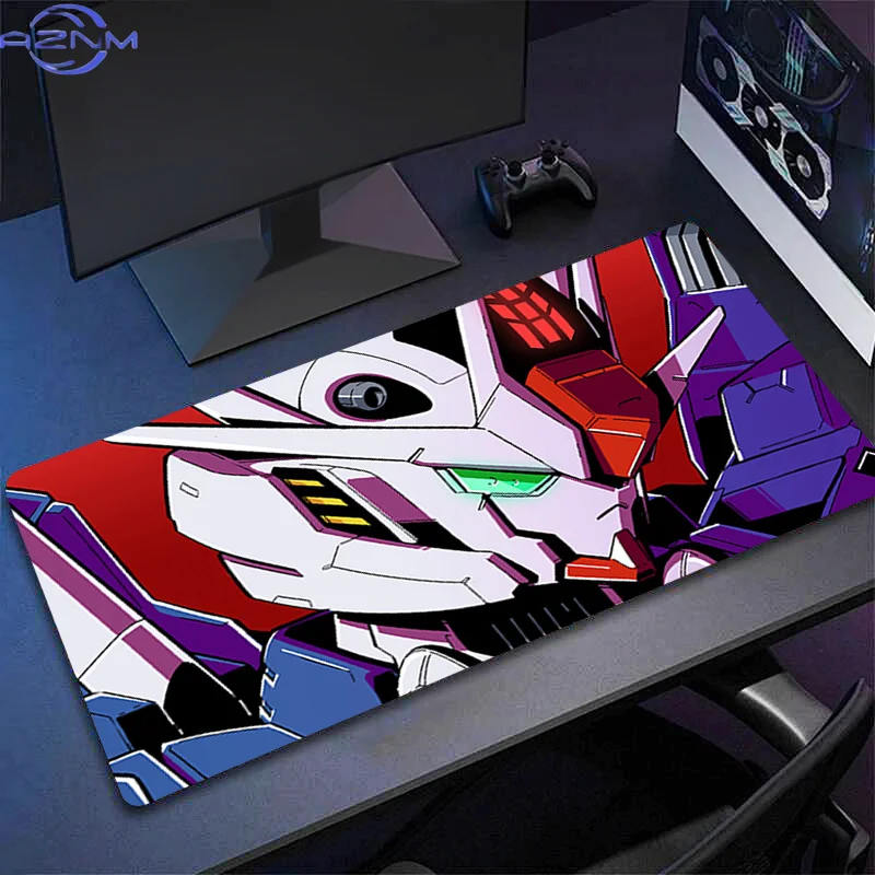Mouse Pad Mechanical Warrior G-gundam A-aerial Gamer Keyboard Mousepad HD Extended Desk Mat Large Gaming Pad Colorful Mouse Mat