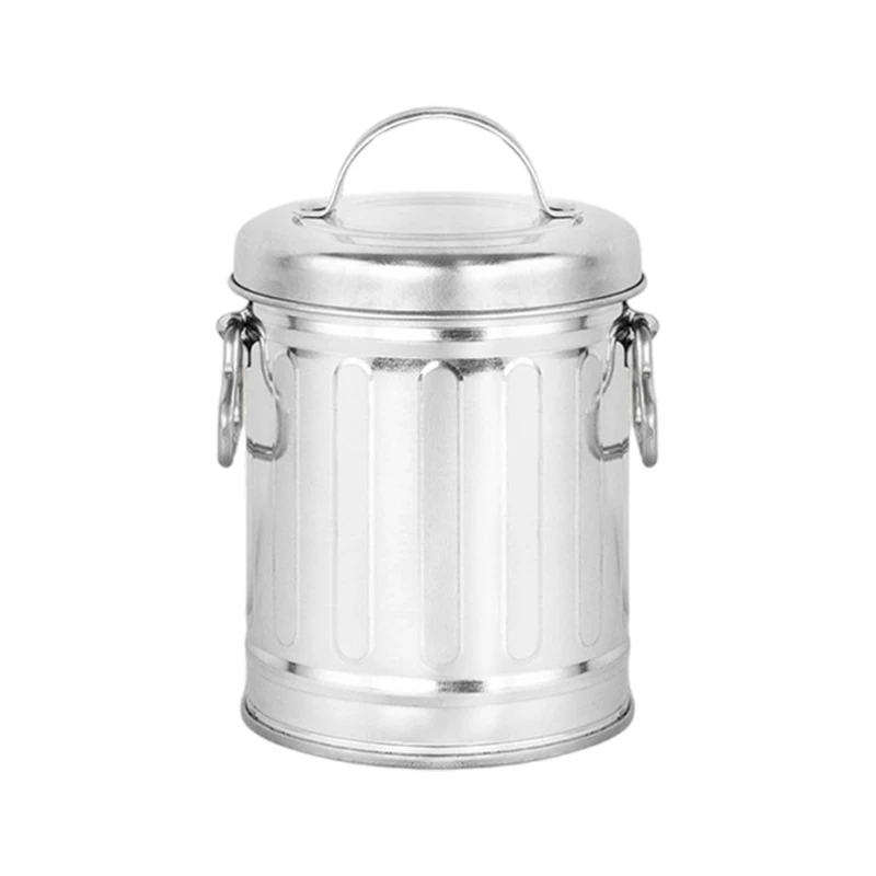 Portable Metal Ashtray For Cars with Windproof Design Easy Disassembly Clean
