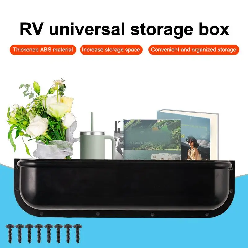 Universal Fit Car Door Handle Storage Box Scratch Resistant Van Camper Panel Tray Cover Auto Accessory for Interior Use