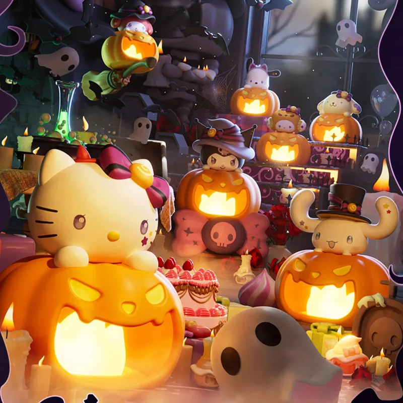 

Miniso подлинная слепая коробка Sanrio серии «Кошелек или жизнь» Хэллоуин тыква ночник украшения