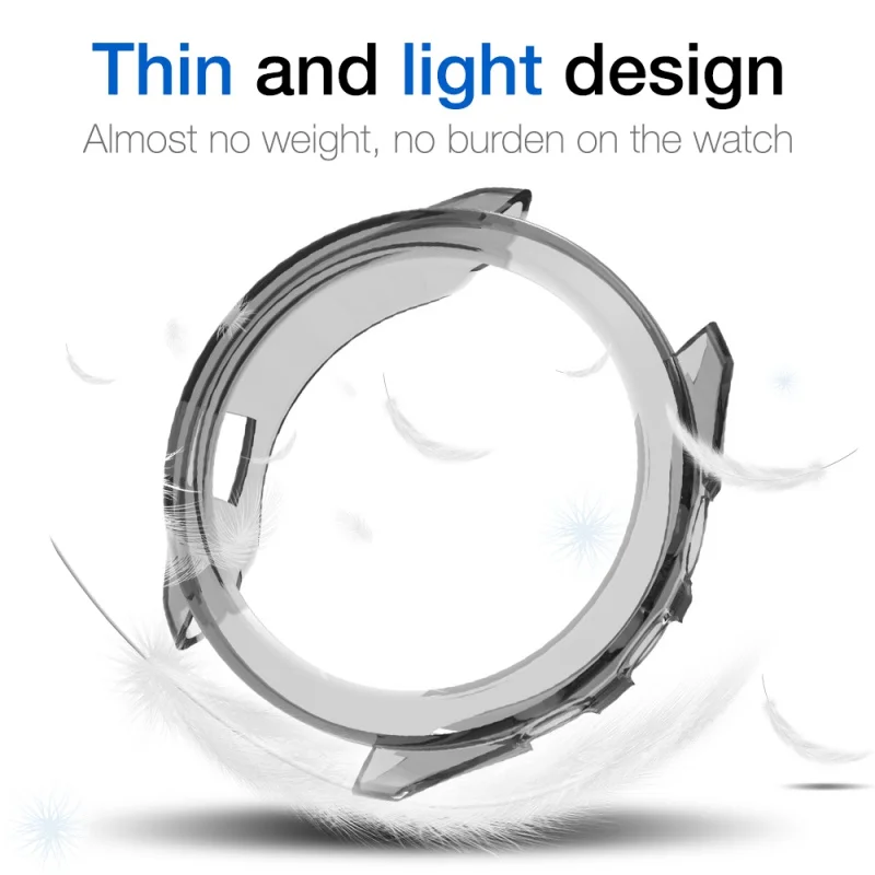 Funda protectora de TPU para Garmin Approach S70, accesorios de 42mm y 47mm, parachoques envolvente