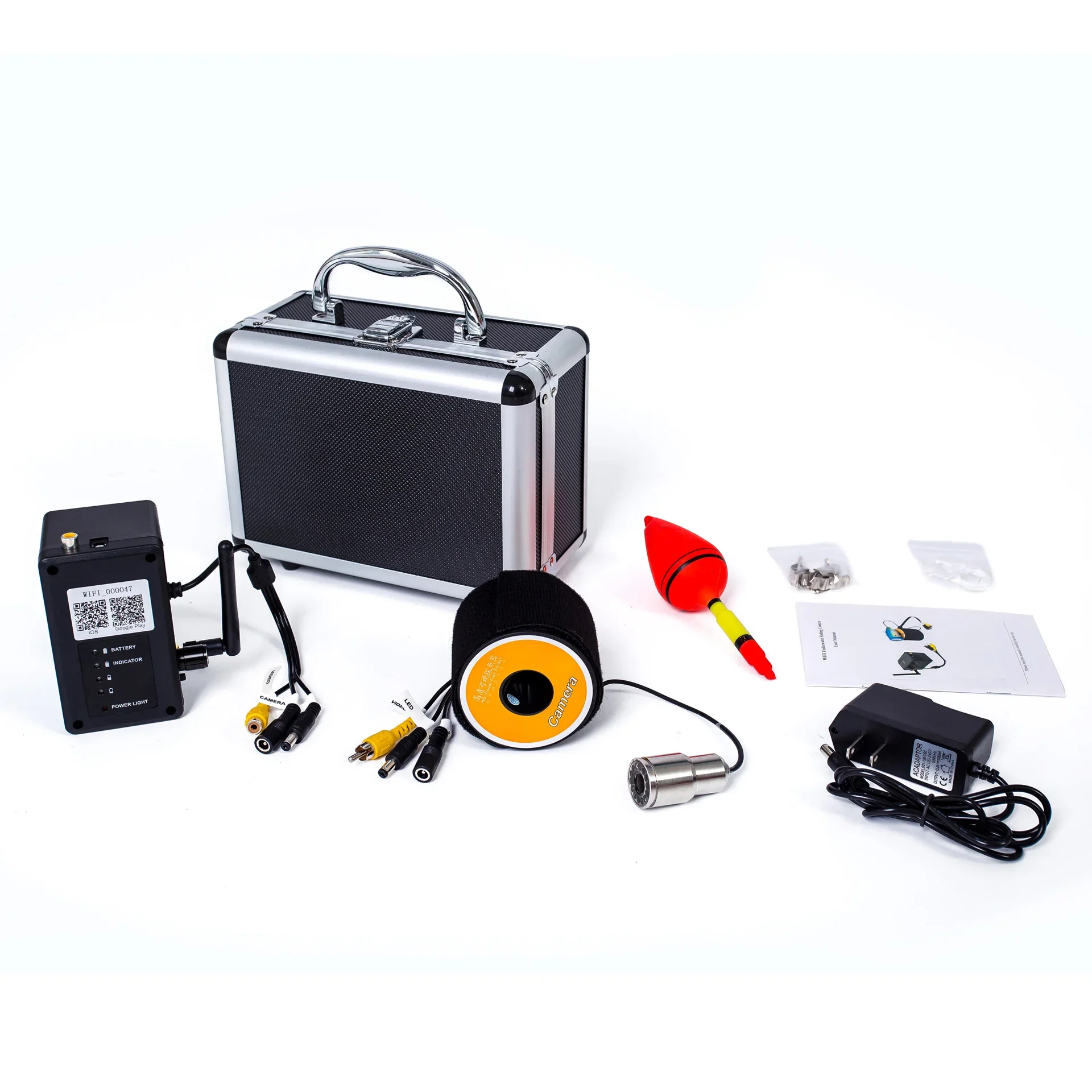 WF13WSL Underwater Fish Fishing Camera With Wireless Recording Function Support Aluminum Box 15M/30M/50M Fishing Line Cable