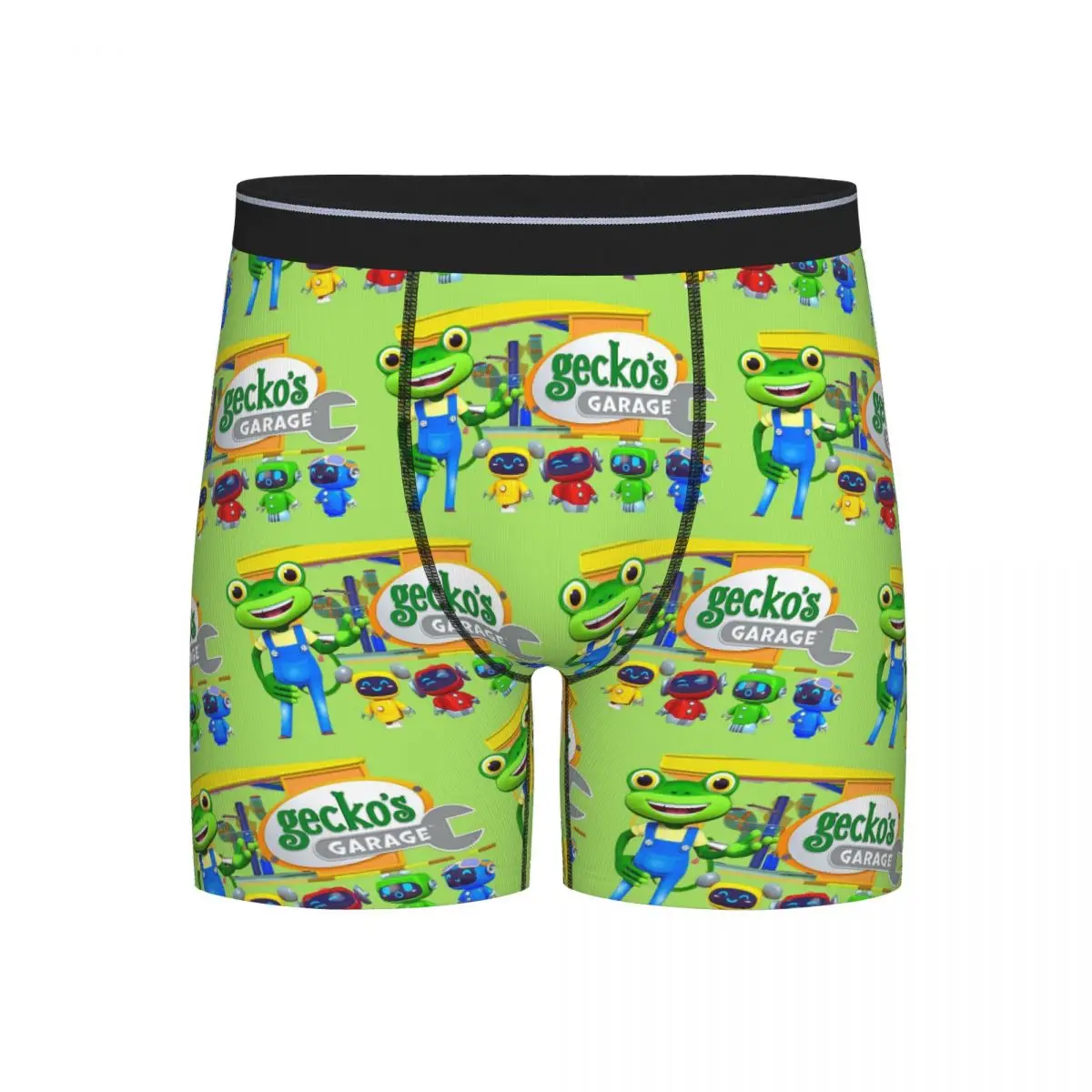 

Длинные трусы-боксеры, шорты Geckos, гаражные детские трусы, мужское удобное нижнее белье для мужчин, подарки бойфренду