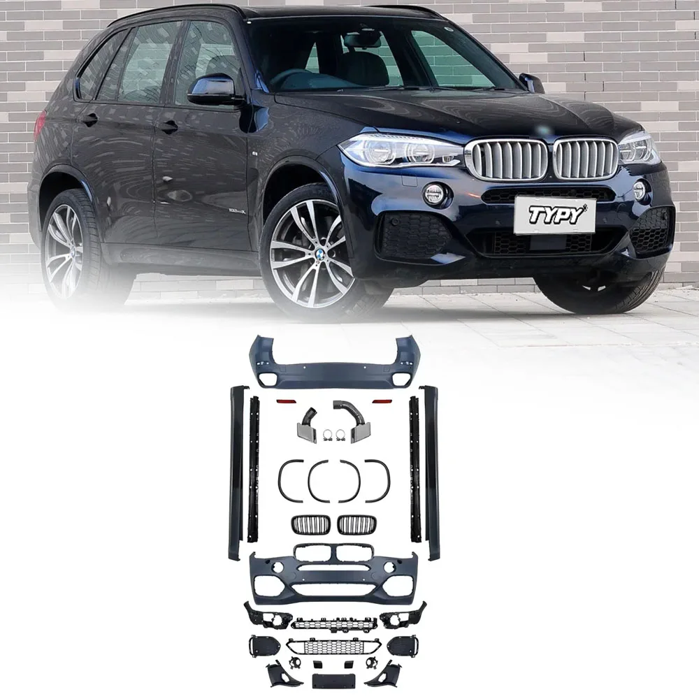 Body kit For BMW X5 F15 2013-2018 Modified X5 M-Tech Styles Body Kits Front and Rear Bumpers 1:1 Design Car Accessories