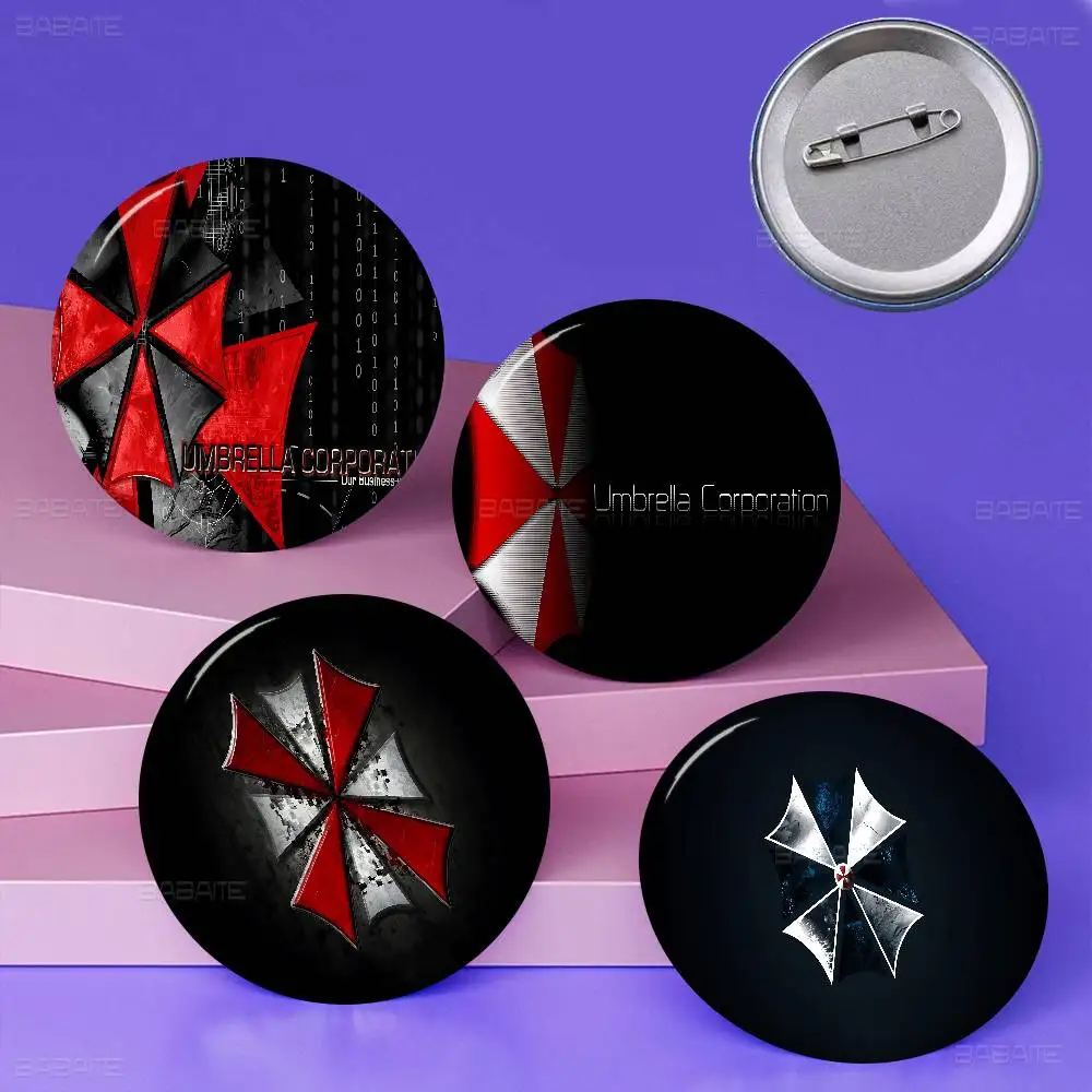 لعبة R-Resident الشر الكرتون دبابيس أنيمي شارة مستديرة اليدوية بروش التلبيب دبابيس مجوهرات لحقيبة الظهر الملابس الهدايا