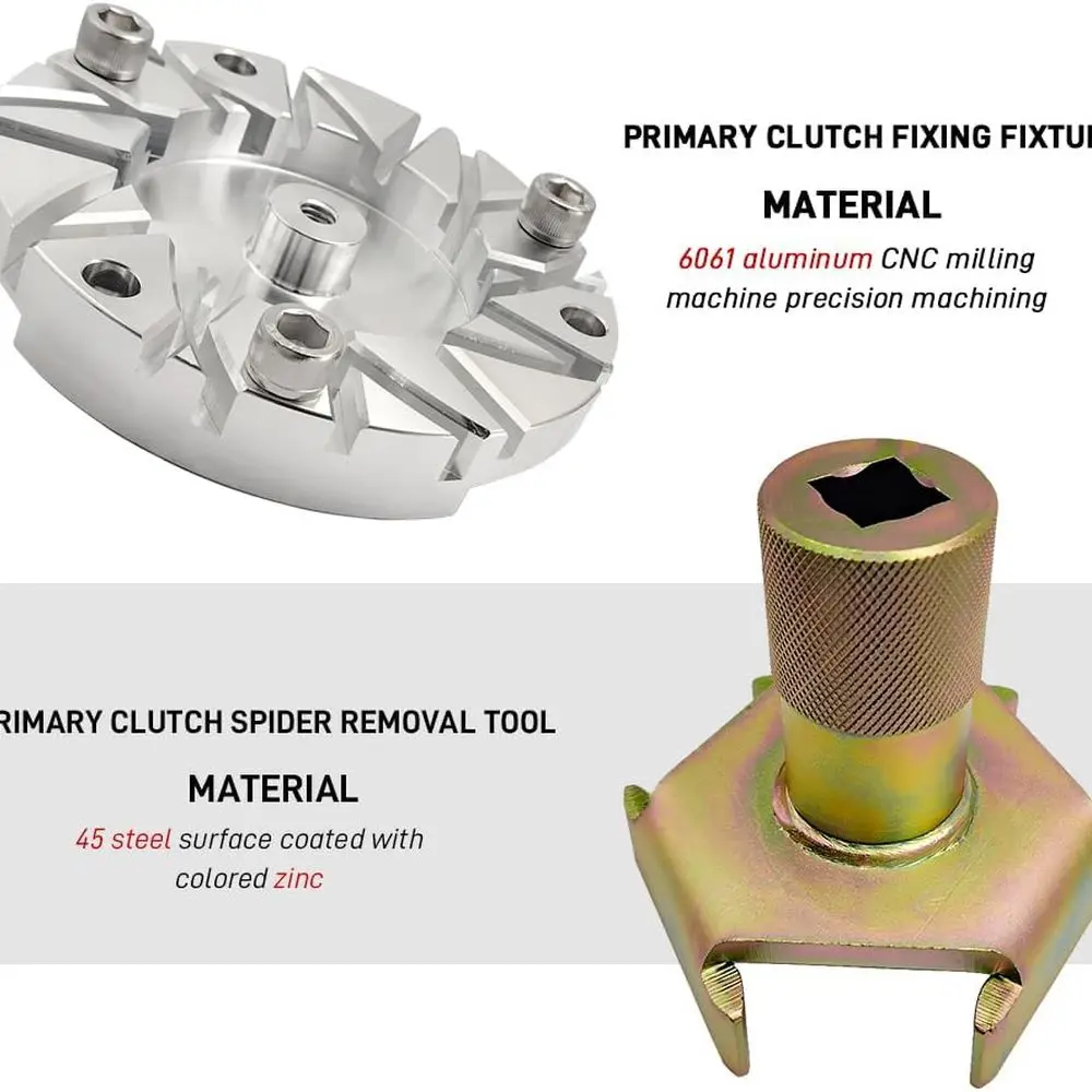 Primary Clutch Fixing Fixture Tool & Clutch Spider Removal Tool Kit Compatible with Polaris 800 700 500 570 Ranger Sportsman Mag