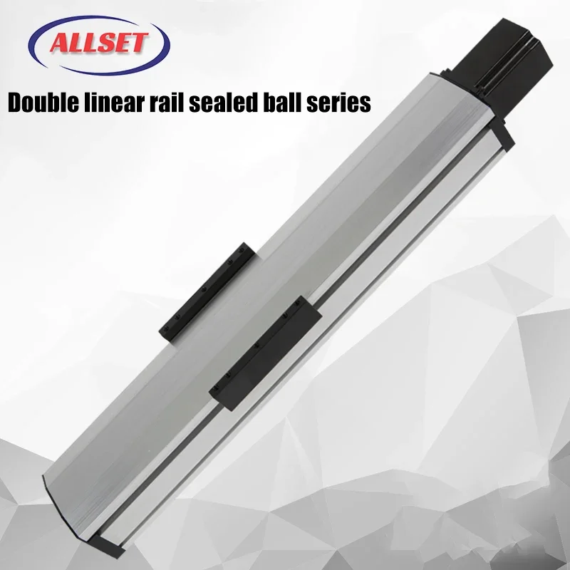 

Double Rail Sealed Dustproof Ball Screw Slide Precision Linear Electric Screw Slide Transmission Cross Module Woodworking Gantry