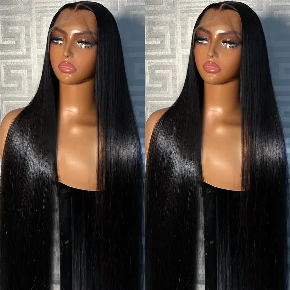 30 36 Inch Bone Straight Wig 13x4 13x6 Transparent Lace Front Human Hair Wigs Brazilian 200 Density 360 HD Full Lace Frontal Wig