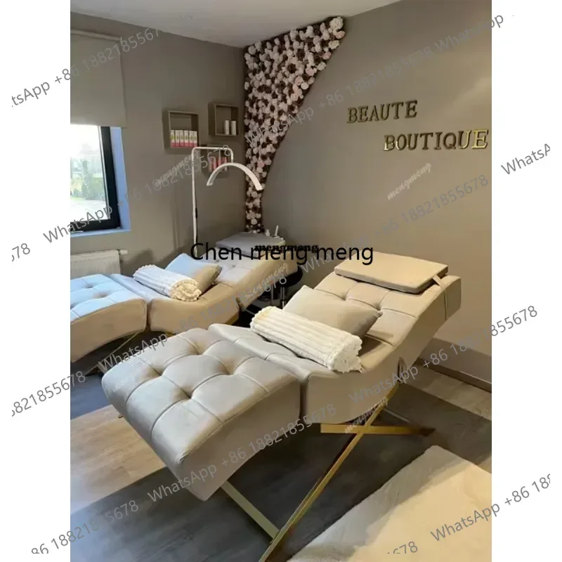 

Современная электрическая кушетка E8000 для салонов красоты, роскошные массажные столы и кушетки, электрическая вибромассажная кровать