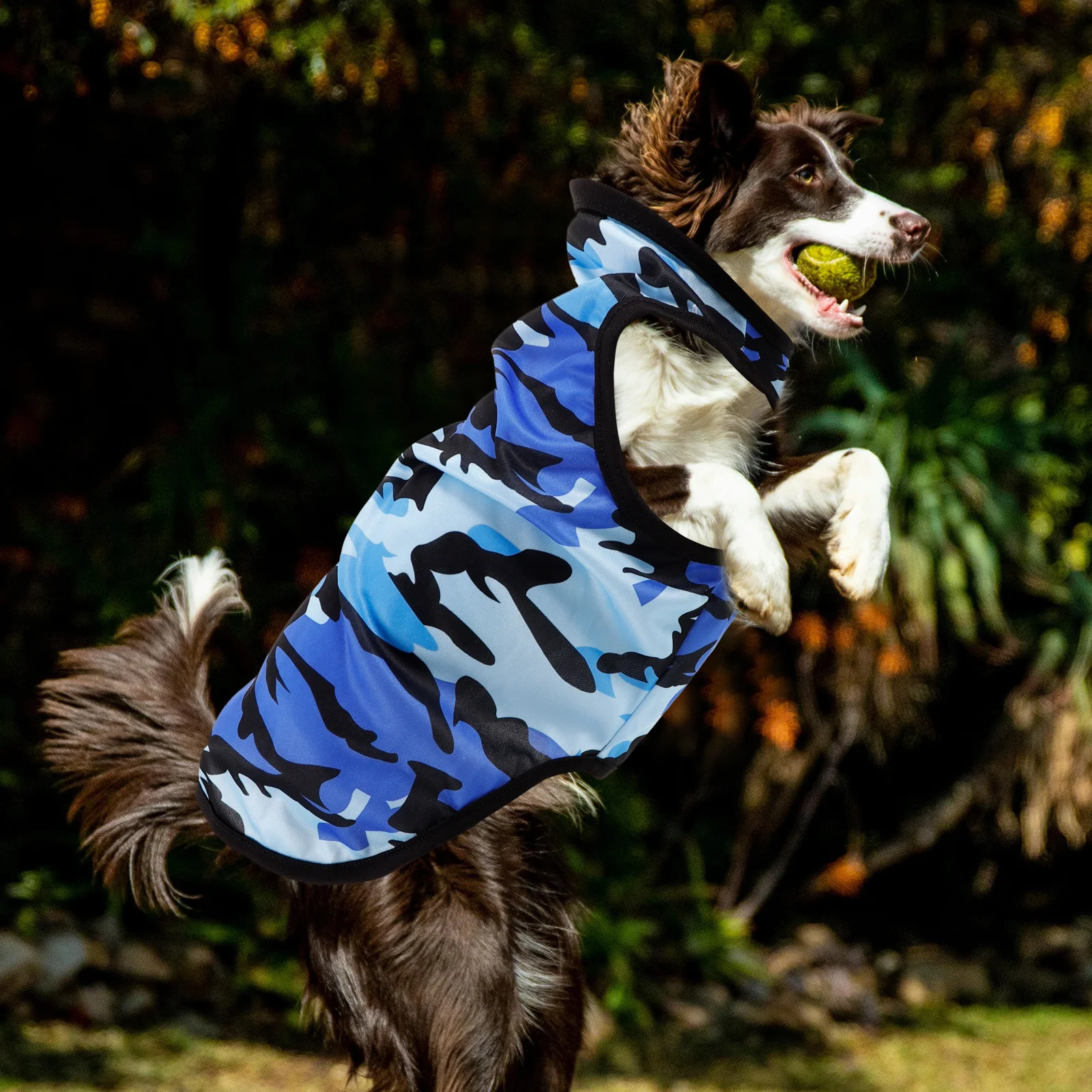 

3Pcs Dog Camouflage Vest Soft Breathable Puppy Apparel Pet Shirt for Summer Outdoor Casual Daily Wear Dog Camouflage Vest