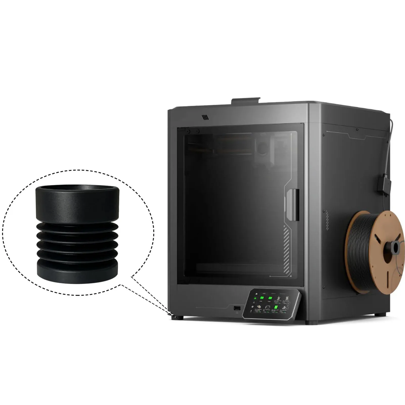 

8 Pcs 3D Printer Foot Pad Fit for Elegoo Centauri Carbon Centauri 3D Printer Anti Vibration Shock Absorbing Silicone Feet