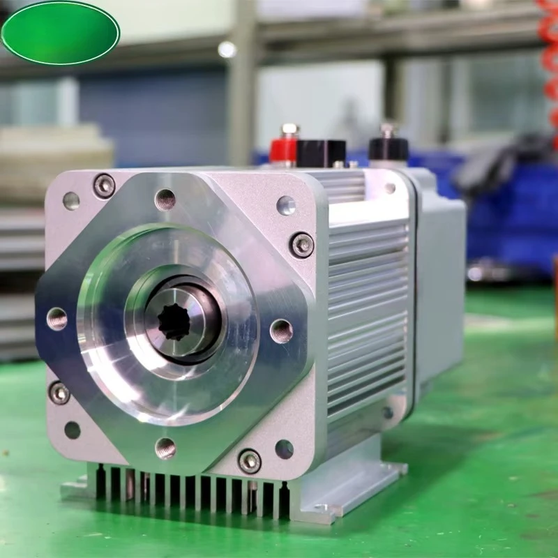 Keya 130mm 24VDC 3500W Brushless Servo Motor Flange Mount Permanent Magnet Construction 3500 RPM