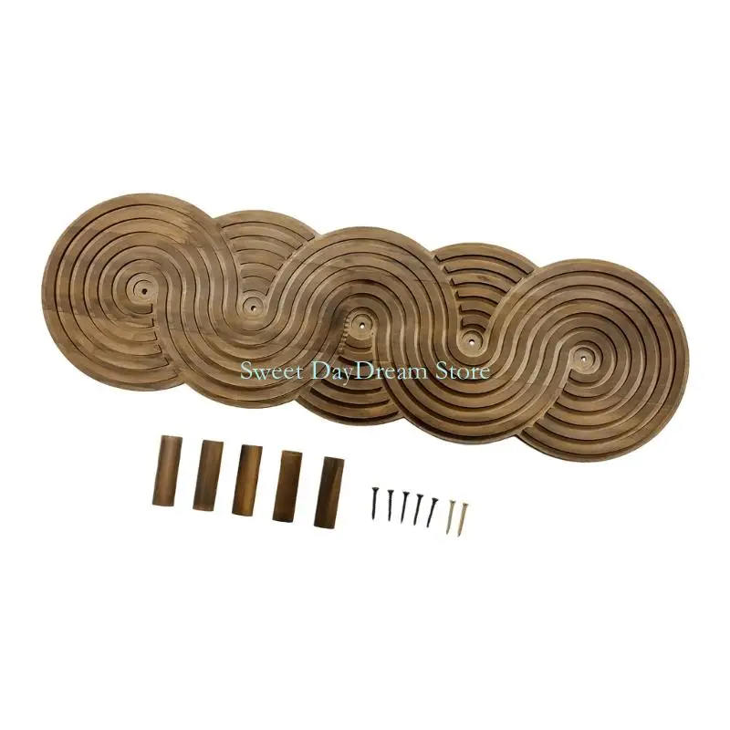 Y88C Threaded Holder Indoor Decoration Natural Finish Hanger for Clothing