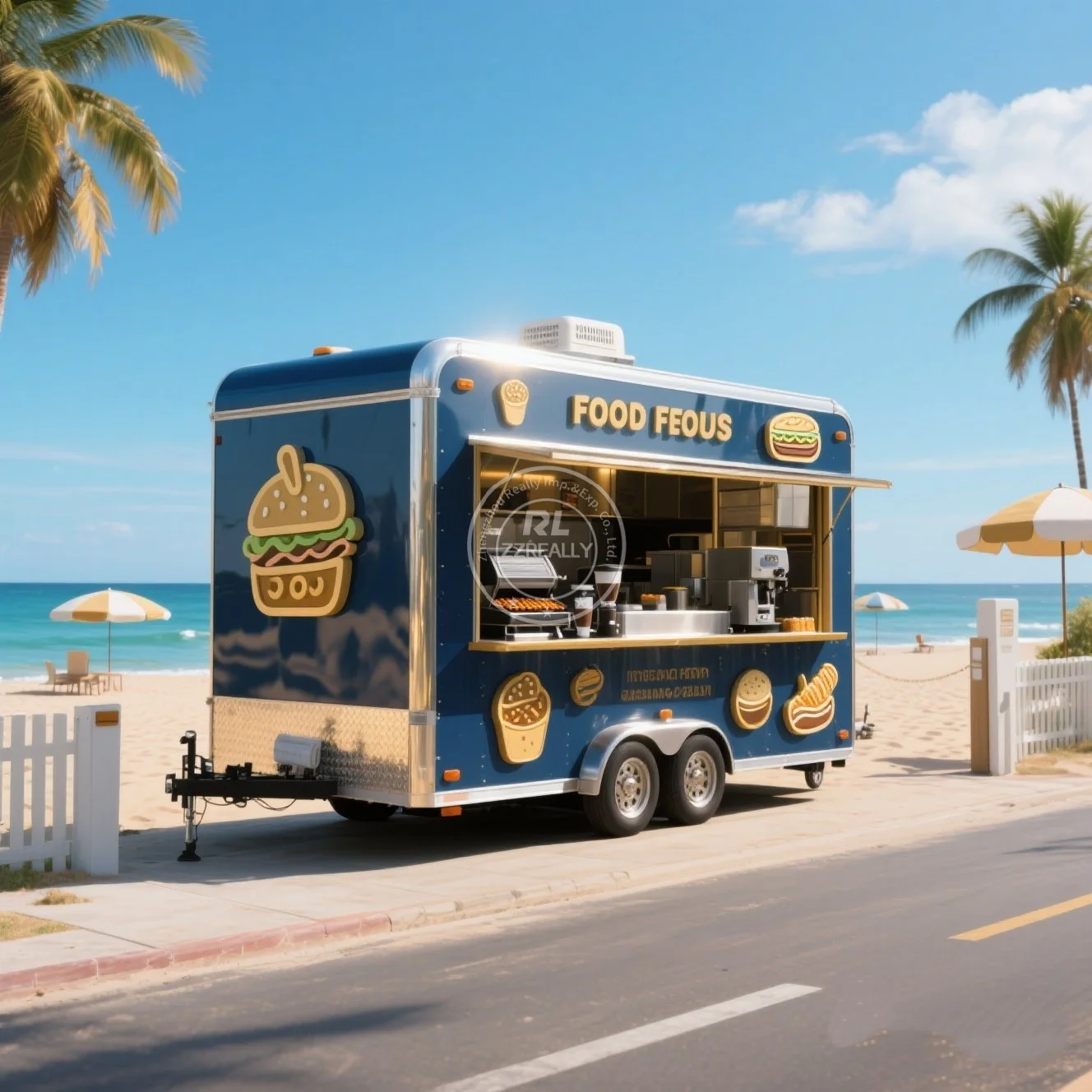 

Mobile BBQ Food Truck Kiosk Ice Cream Taco Cart Sweet Corn Shop Small Fast Food Trailer Mini Food Truck for Sale