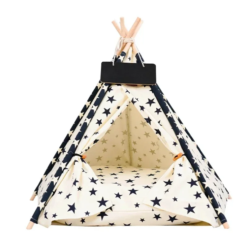 Mi Xing cat litter kennel pet tent litter medium and small dog semi-closed foldable