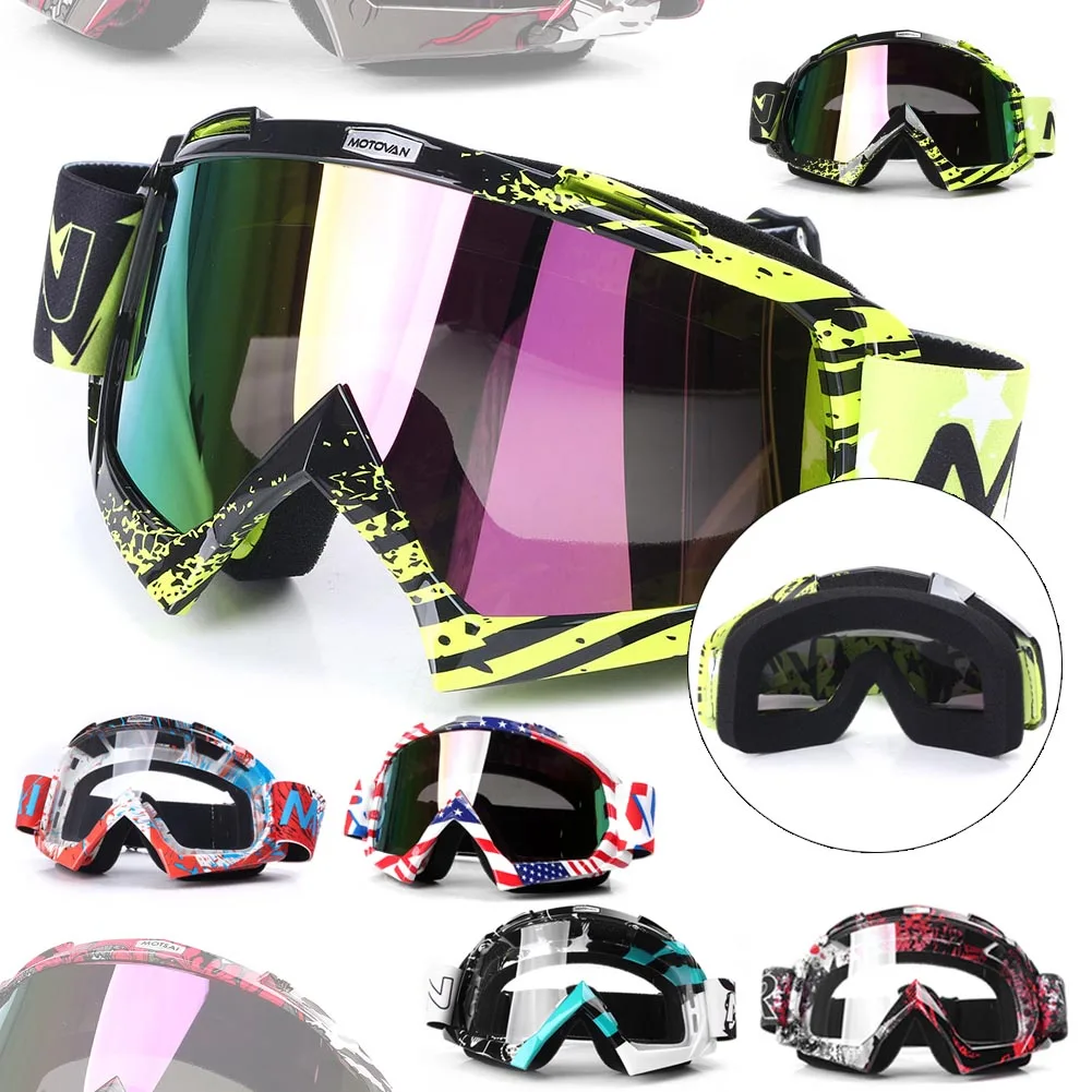 

Waterproof Motocross Goggles ATV Off-Road Helmet Ski Casque Motorcycle Glasses Racing Motorbike Sunglasses