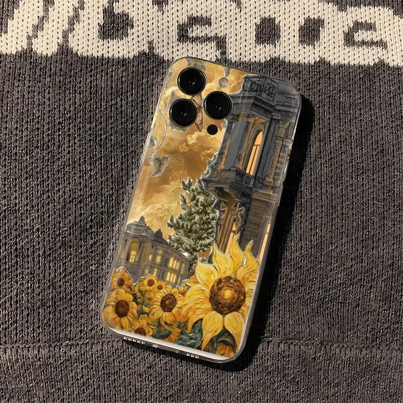 Vintage Sunflower Phone Case F - Phone Cases Vintage recension och pris
