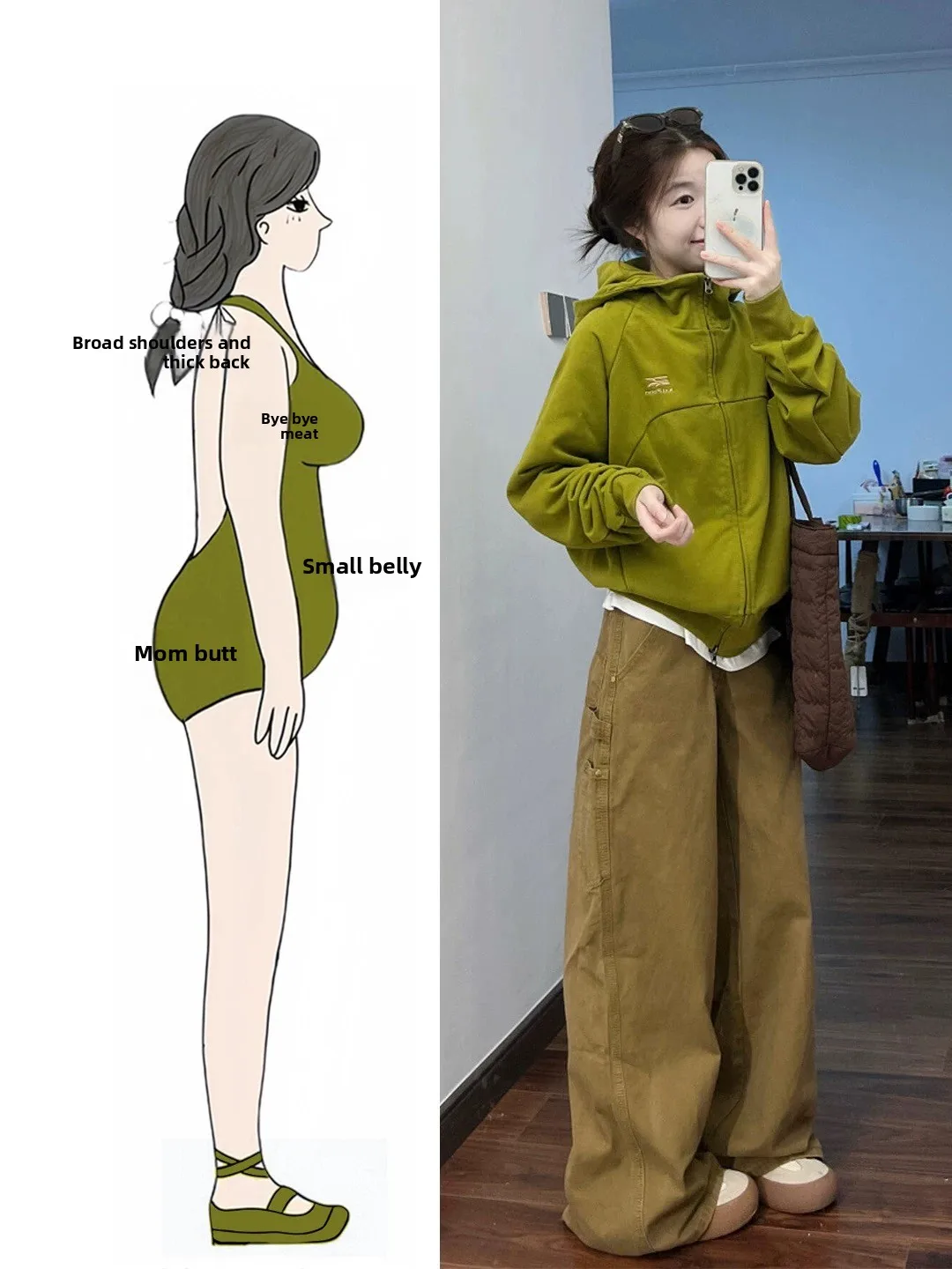 

Korean Sle een Hoodie Jaet Women's Autumn Winter New Small Size Retro Loose Thiened Long Sve Sweatirt