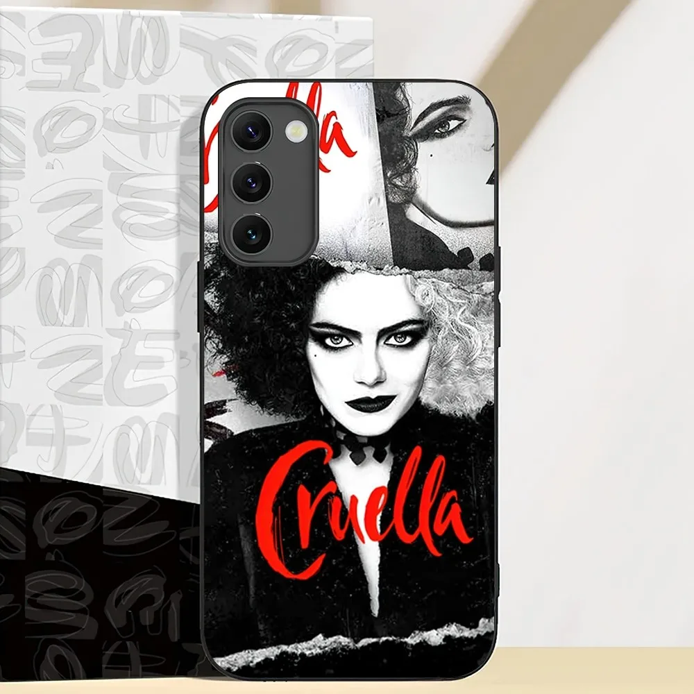 Disney Film Cruella Phone Case For Samsung Galaxy S20 S21 S22 S23 Fe Lite Plus Ultra Note Shell