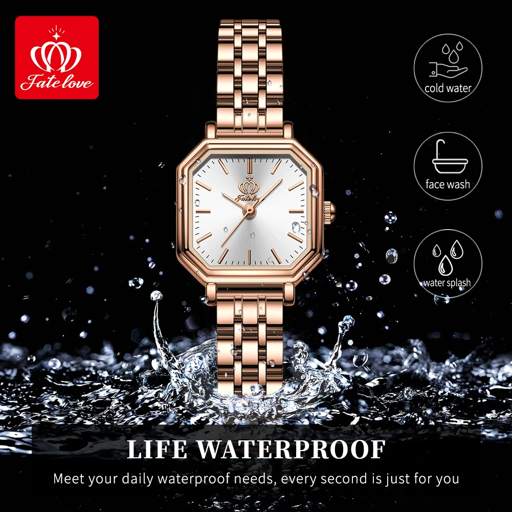 Fave Love brand watch women\'s steel strip quartz watch watch women\'s FL906