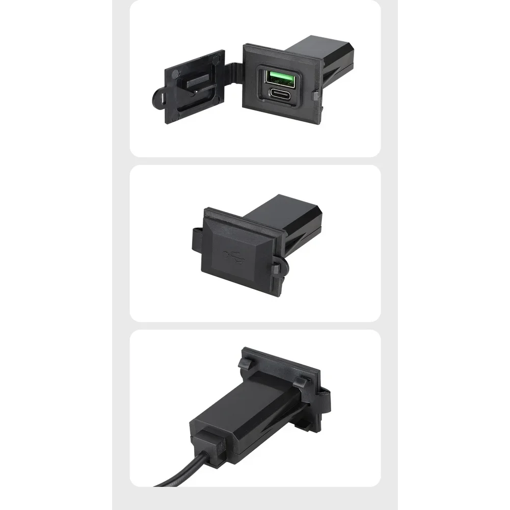 Dual Port Car Charger 36W Fast Charging With USB C And USB A Supporting QC 3 0 And PD 30W For Cars Motorcycles Yachts And RVs view 2