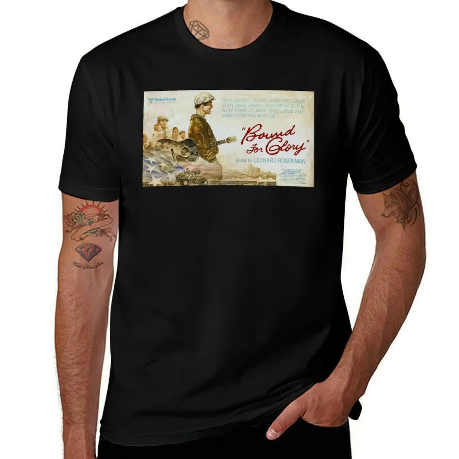 Bound for Glory Hal Ashby T-Shirt Basic Breathable Solid Color T-Shirt