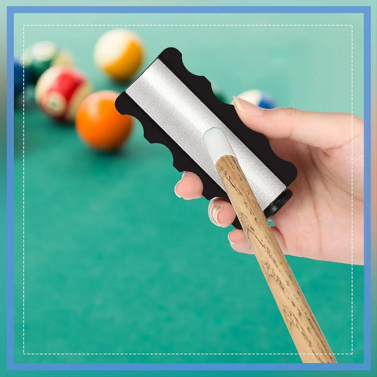 【HOT N07R】 Upgraded Billiard Cue Tip Repair Tool, Billiard Cue Tip Shaper, Grinder, Grinder, Radius Gauge, 5 in 1 Tool