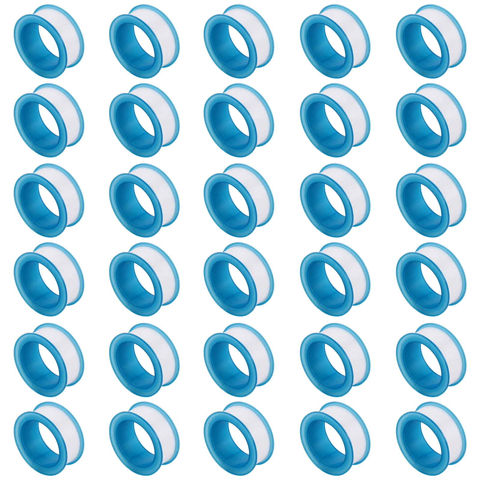 

30 pcs PTFE Thread Seal Tapes Blue Plumbing Duct Plumbers Waterproof Sealing Leak Protection Corrosion Resistant Long Usage Dust