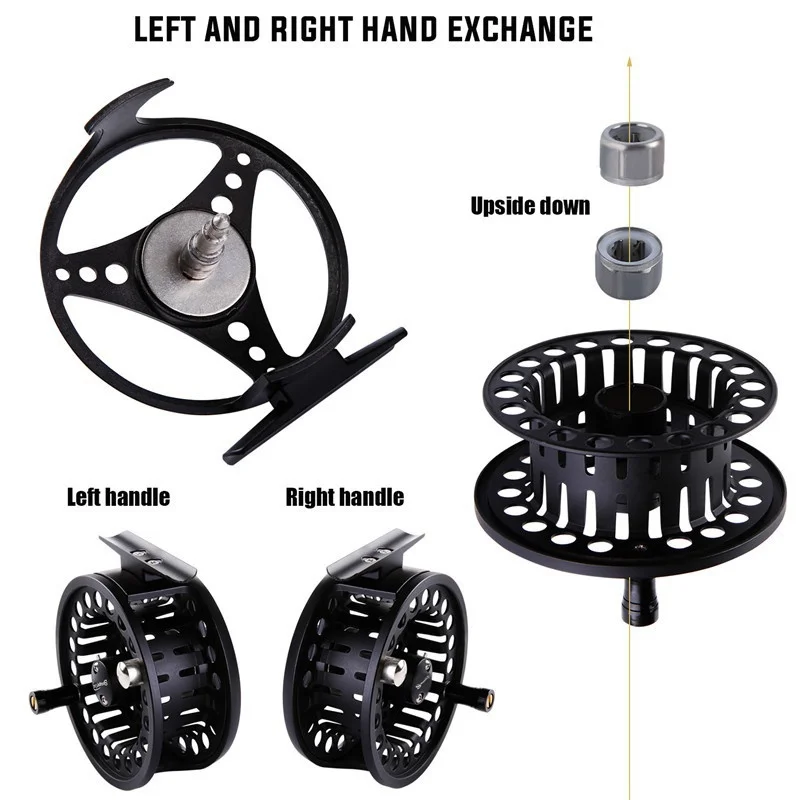 FLYSAND Carrete Mosca CNC 5/6 y 7/8 Alta precisión
