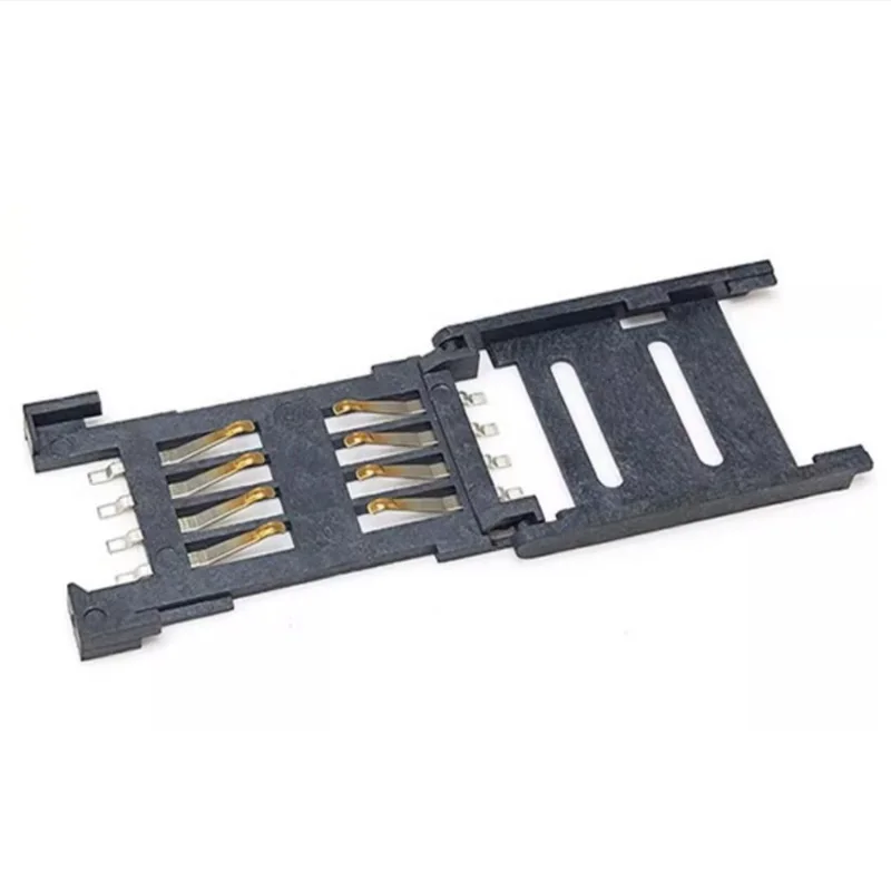 Adaptador de Conector para Tarjeta SIM 6 Pines CD Pin Plástico Socket SIM Adaptador de Repuesto para Reparación de Teléfonos Móviles 3