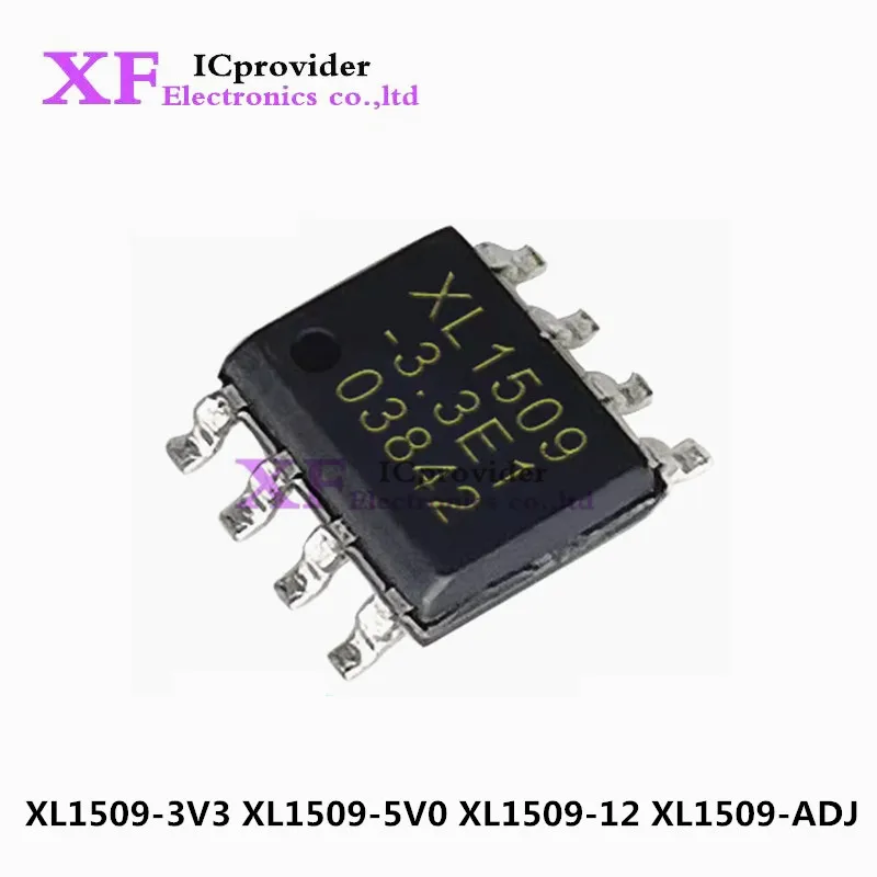 10Pcs New XL1509 XL1509-3V3 XL1509-5V0 XL1509-12 XL1509-ADJ SOP-8