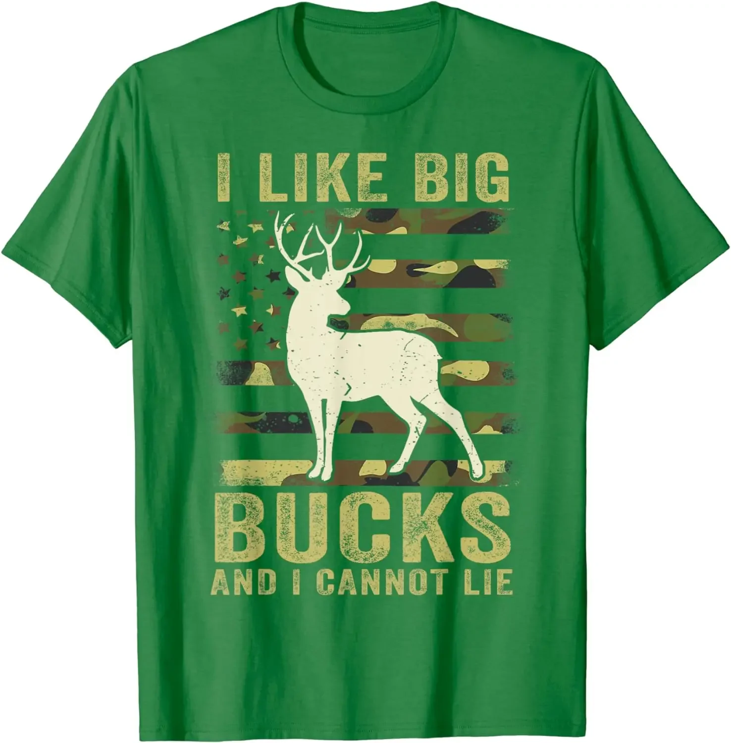 Deer Hunting-Shirt I Like Big Bucks & Cannot Lie Funny Dad T-Shirt Short Sleeve Outfits vintage new in tops & tees Informal tops