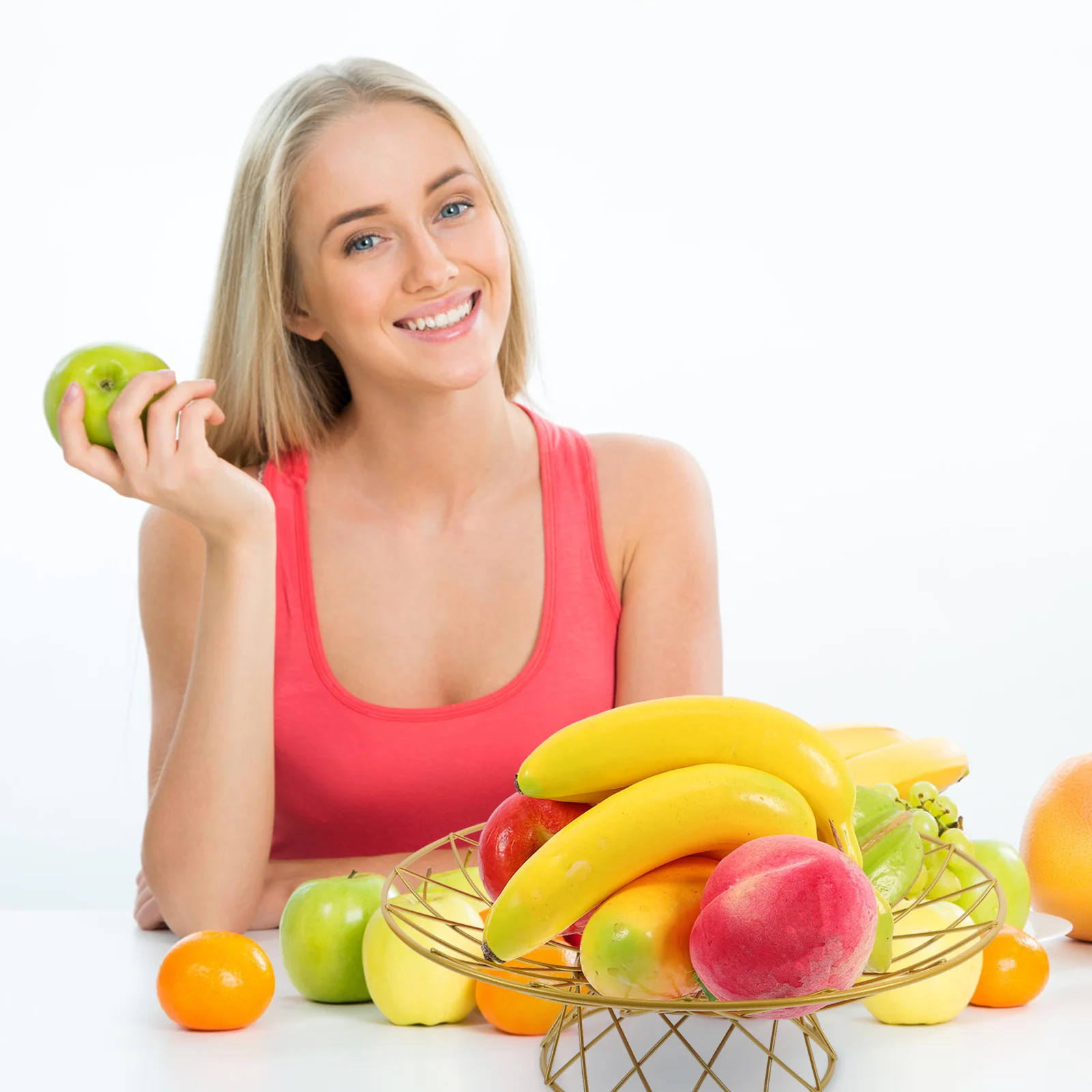 

Metal Wire Fruit Basket with Ventilated Design for Kitchen Storage Decorative Bread Snack Vegetable Organizer Basket Tabletop