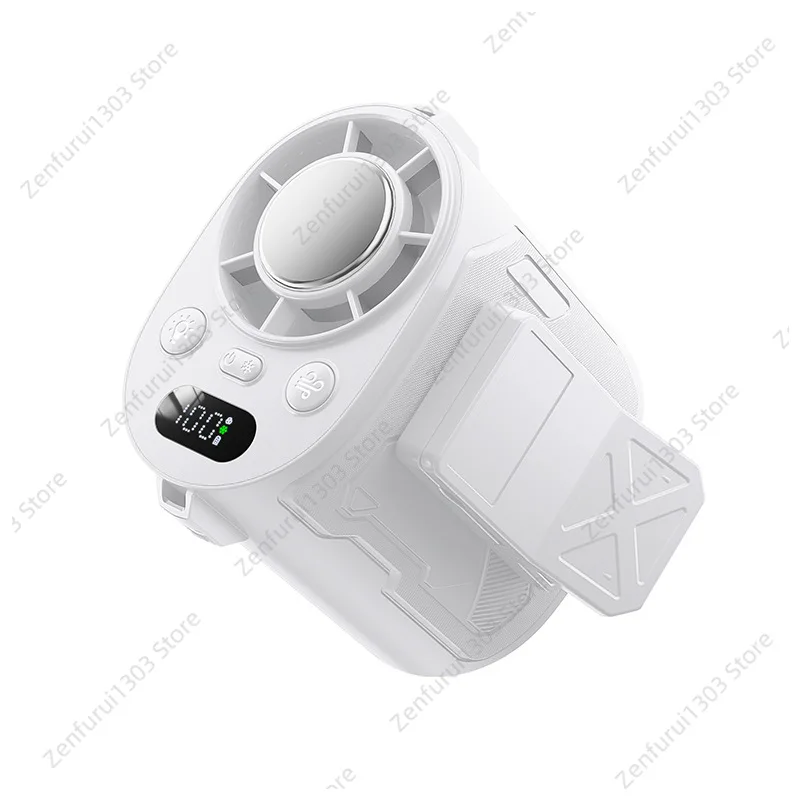 2026 cross-border clip universal ice fan usb high-speed umbrella hanging waist hanging neck cooling small fan