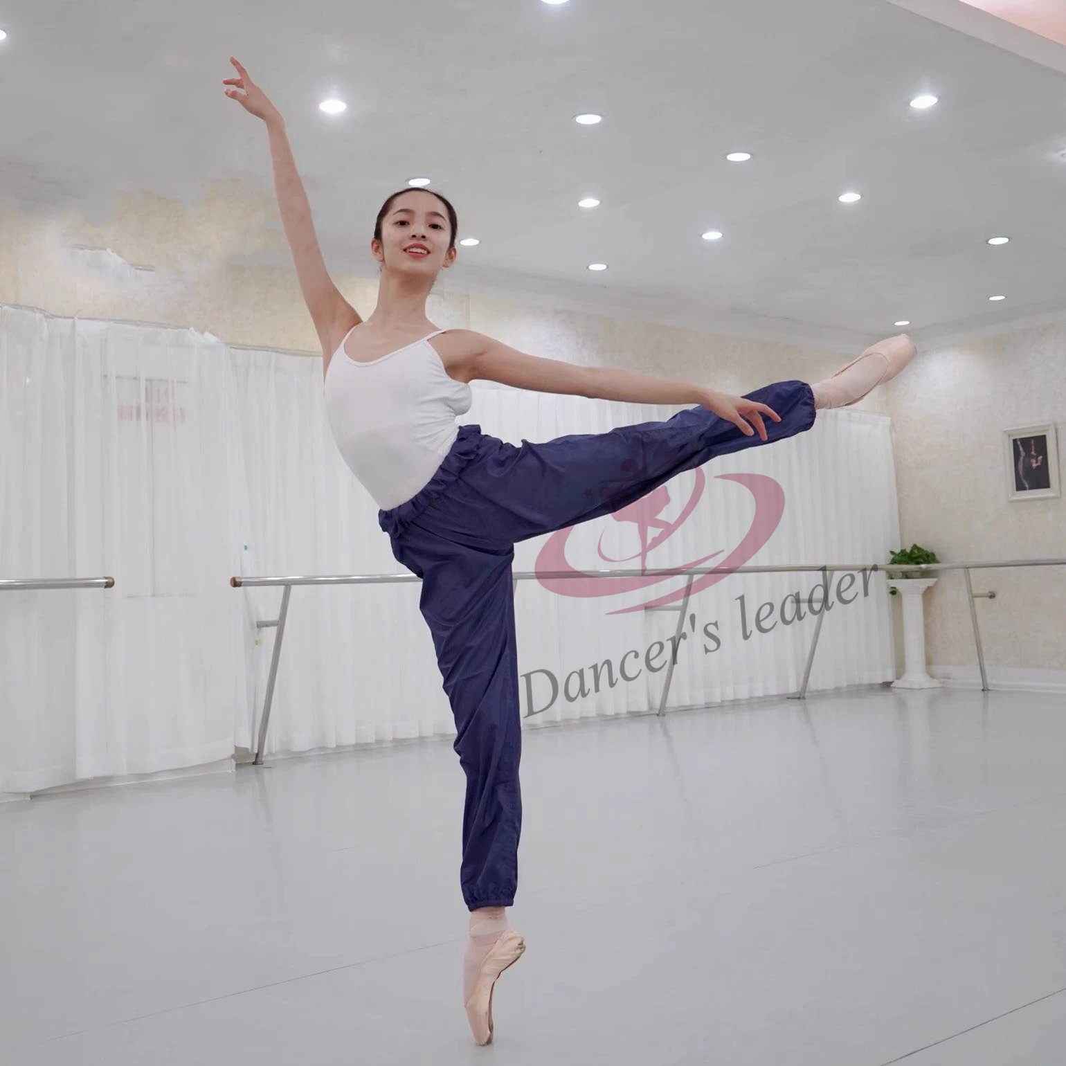 Ballet Warm-up Pants, Exercise Pants, Thin, Soft, Breathable Adult Dance Clothing, Female Body Heating Pants