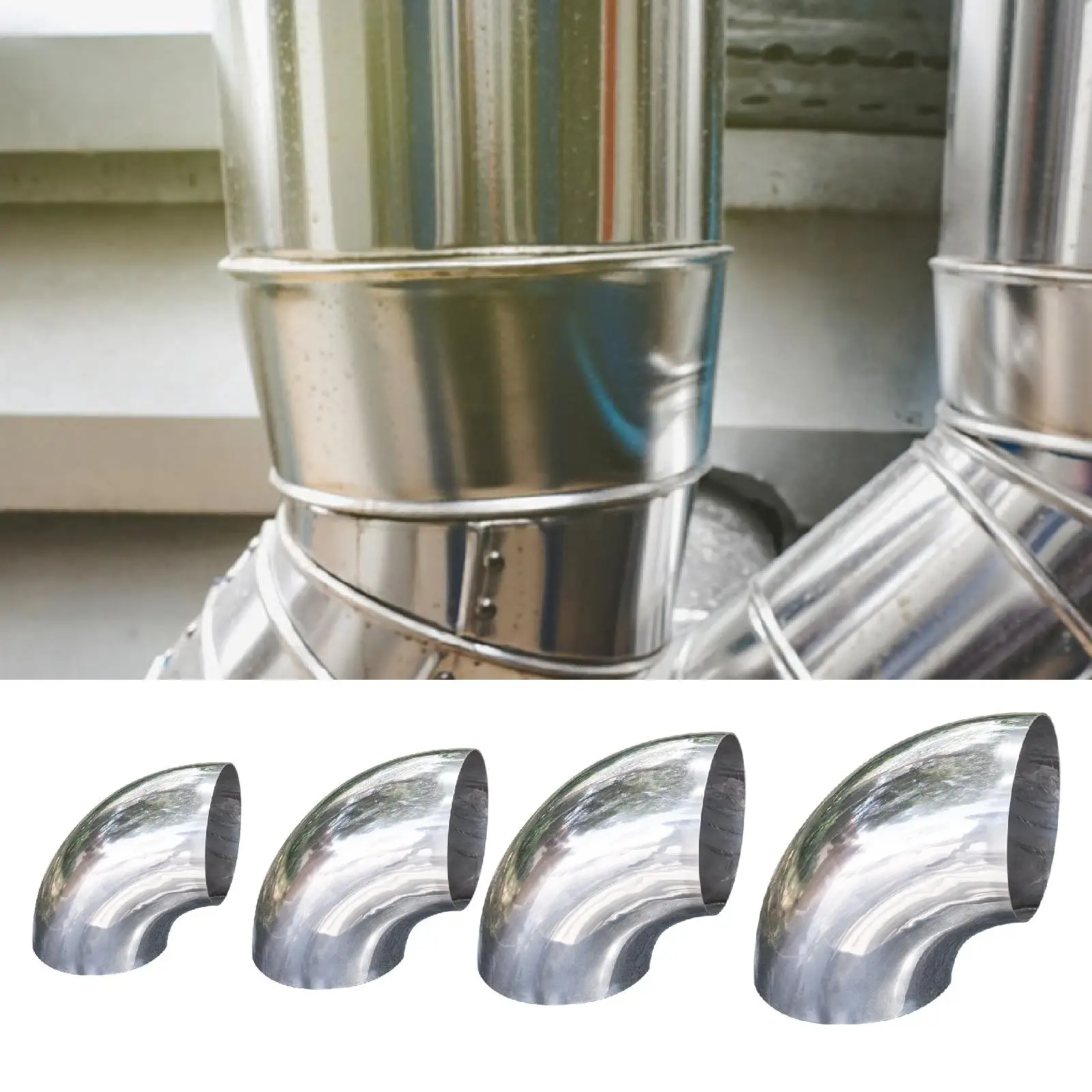 90-degree Angle Piece, 1.5 Mm, Stainless Steel Elbow for Welding Stair Railings