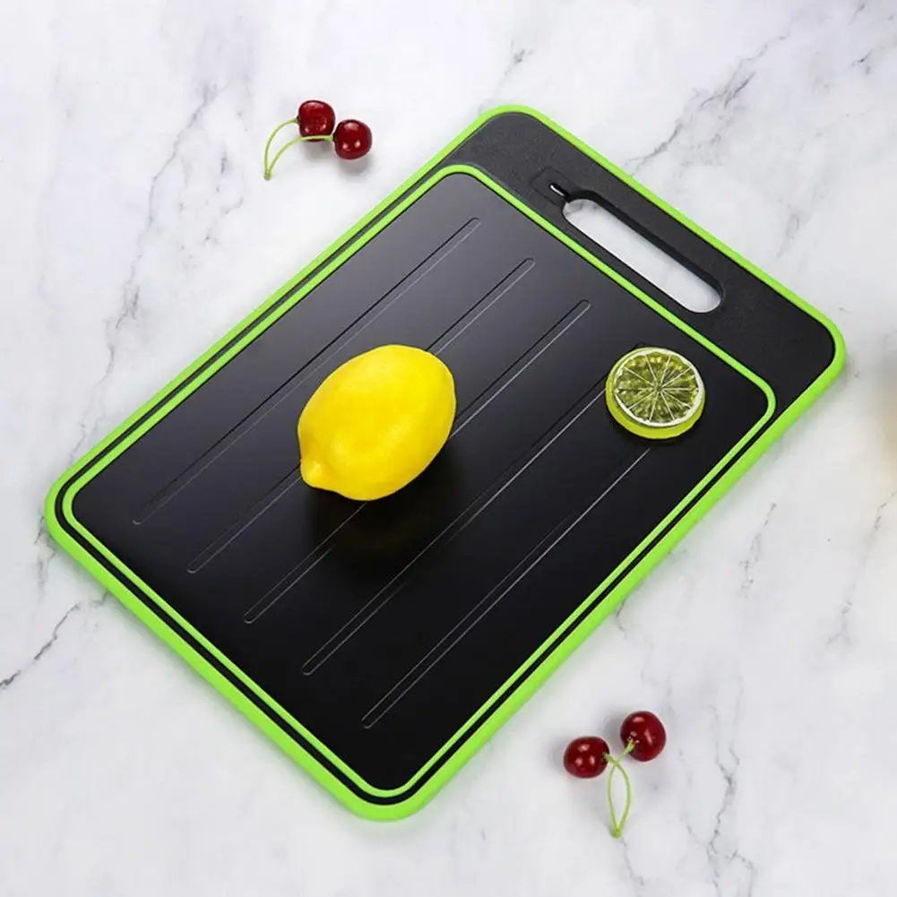 Practical Food Chopping Board Square Cutting Board Rounded Edge Cutting Board Kitchen Chopping Gadget  Multipurpose