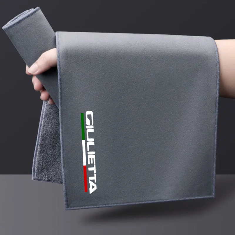 

Microfiber Cleaning Towel Thicken Soft Drying Cloth Car Body Washing Towels for 147 156 159 166 Giulietta Spider GT