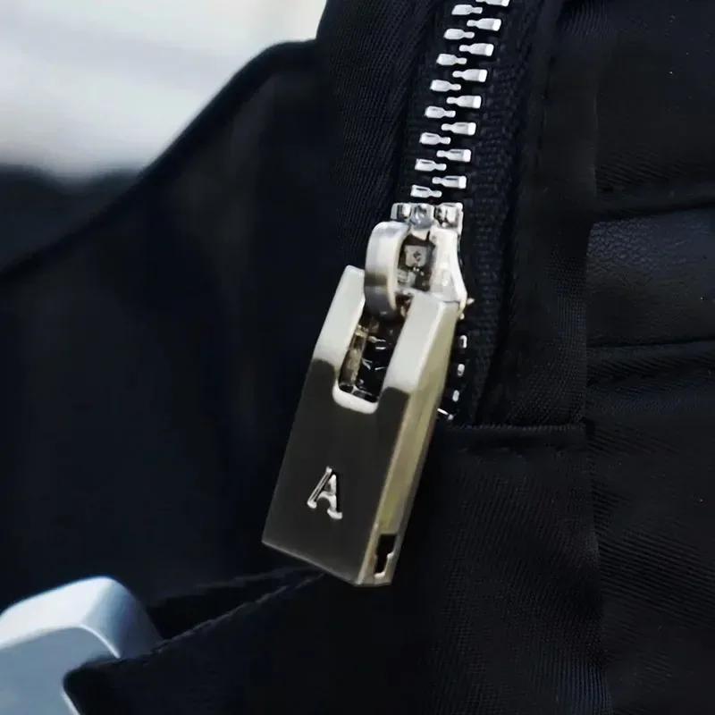 للجنسين نايلون أسود حقيبة كروسبودي 1017 ALYX 9SM نمط الخصر حقيبة موضة ملابس الشارع الرياضة في الهواء الطلق على ظهره مقاومة للماء