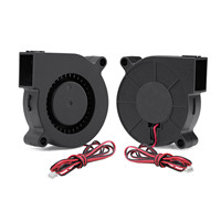 DC 5V 12V 24V 50x50x15mm Brushless Centrifugal Cooler 2Pin Radial Fan 5015 Turbo Blower 5cm 50mm Radiator for 3D Printer Cooling
