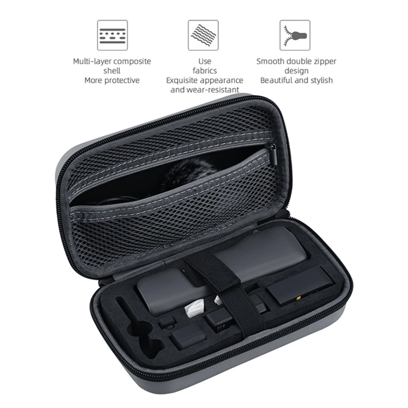 1 Piece Hard Shell Carrying Case Gimbal Camera Portable Case For DJI Pocket 2 Handheld Electronic Equipment Drone Accessories