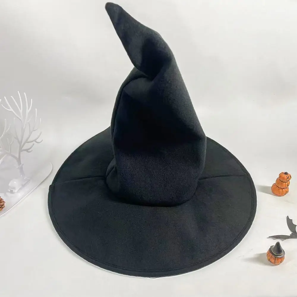 Fashion Party Halloween Sorcerer Hat Portable Vintage Witch Hat Masquerade Cap