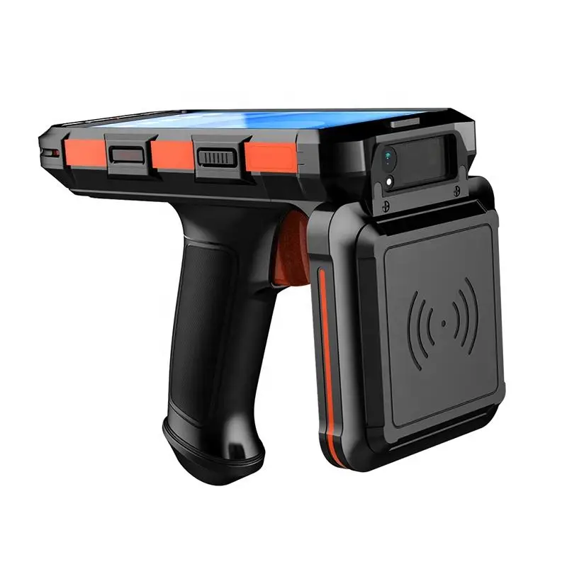 2026 Android 10.0 Industrial Handheld Terminal Long Range RFID Tag PDA C6100 with Barcode / NFC /Camera/GPS/WIFI/4G