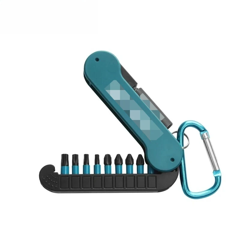 

ForMakita E-15849 25mm Impact Black Screwdriver Bit Set 10Pcs Electric Driver Drill Bits Sleeve Keychain Power Tools Accessories