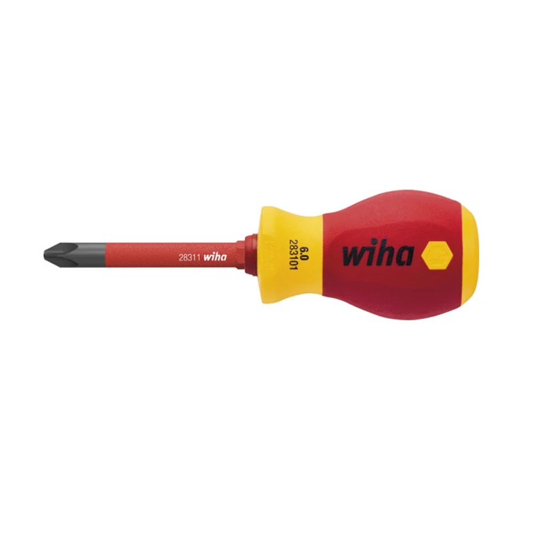 Wiha 41230 Insulated Screwdriver With Bit Holder Set SlimVario Electric 4Piece