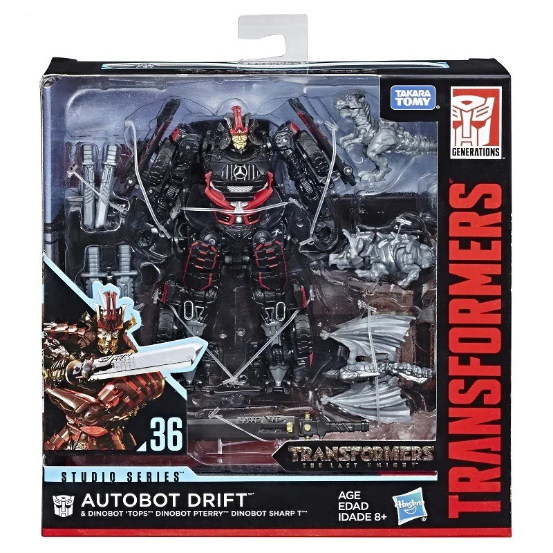 Hasbro Transformers Studio Series SS36 Autobot Drift & Dinobot Deluxe Class Original Action Figure Model Toy Gift Collection